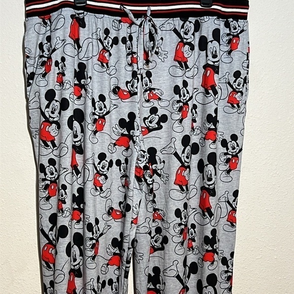 Disney Womens Mickey Mouse Graphic Pajama Pants Size XXL - Picture 3 of 12